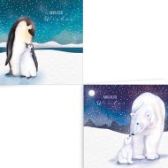 Arctic Animals Christmas Cards - Pack of 12