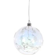 Battery Operated LED Bauble - 12cm