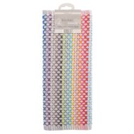  Country Club Zing Kitchen Tea Towel, Rainbow - Pack of 2