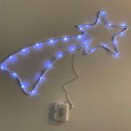 Jingles White Lead Wire Shooting Star, 53 LED - 67cm