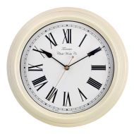 Acctim Redbourn Wall Clock, Cream - 30cm