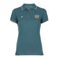 Shires Aubrion Young Rider Team Polo Shirt - Green