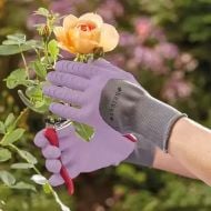 Briers All Season Gardening Gloves, Aubergine – Small 