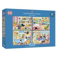 Gibsons Catastrophe Cottage Jigsaw Puzzle - 4 x 500 Piece