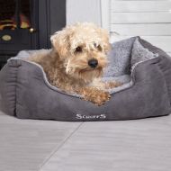 Scruffs Cosy Soft-Walled Box Dog Bed – Grey