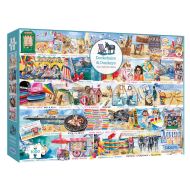 Gibsons Deckchairs and Donkeys Jigsaw Puzzle - 1000 Piece