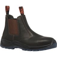 Hard Yakka Men’s Banjo Non-Safety Slip-On Leather Dealer Boots – Brown