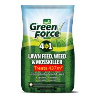 Hygeia Green Force 4 in 1 Lawn Feed, Weed & Moss Killer, 8.75kg – 437m²