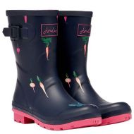 Joules Women’s Mid Height Molly Wellington Boots – Navy Vegetables