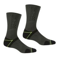 Regatta Men’s Blister Protection II Socks, Pack of 2 – Black
