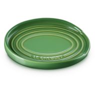 Le Creuset Stoneware Oval Spoon Rest, 15cm - Bamboo Green