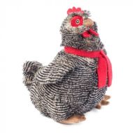 Zoon Poochie Poultry Pet Toy - Grey