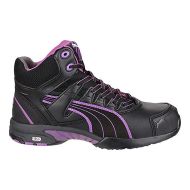 Puma Women's Stepper Mid Safety Boots - Black/Purple