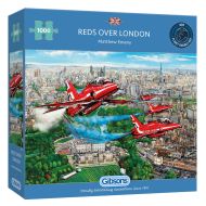  Gibsons Reds Over London Jigsaw Puzzle - 1000 Piece