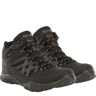 Regatta Men's Edgepoint Mid Walking Boots – Black/Granite