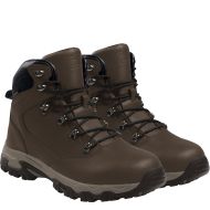 Regatta Men's Tebay Leather Mid Walking Boots - Peat