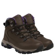  Regatta Women's Tebay Leather All Purpose Mid Walking Boots - Peat