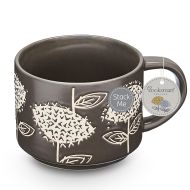 Cooksmart Stacking Mug, Retro Meadow - Grey