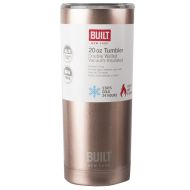 Built Double Walled Stainless-Steel Travel Mug, 565ml – Rose Gold 