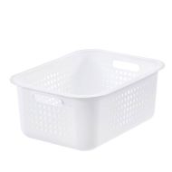 Smartstore Recycled Plastic Storage Basket, White – 10 Litre