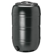 Ward Water Butt with Lockable Lid and Tap, Black - 210 Litre