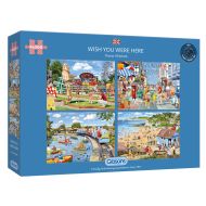 Gibsons Wish You Were Here Jigsaw Puzzle - 4 x 500 Piece
