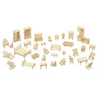 Woodcraft Construction Kit - Furniture Set