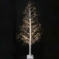 5.9ft Jingles Outdoor White Noel Birch LED Light Tree - Warm White