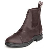 HyLand Women's Leather Zip Up Jodhpur Boots - Brown