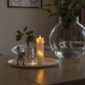 Konstsmide LED Living Light Wax Candle - 17.8cm