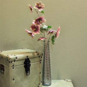 Decoris Pink Helleborus Spray – 56cm