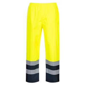 Portwest S486 Hi-Vis Two Tone Traffic Trousers – Yellow