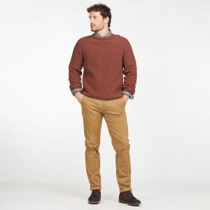 Barbour Men’s Horseford Crew Neck Sweater – Cinnamon