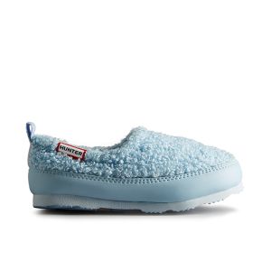 Hunter Children’s Insulated Sherpa Slipper Shoes – Blue Frost