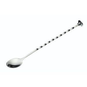 KitchenCraft BarCraft Stainless Steel Mixing Spoon - 28cm