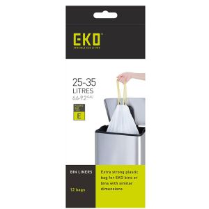 EKO Size E Bin Liners 25-35 Litres – 12 Bags