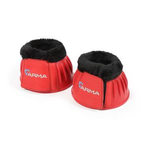 Shires ARMA Fleece Over Reach Boots – Red