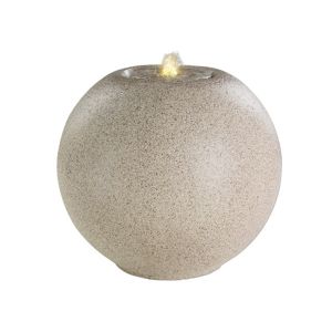 Illumax LED Granite Ball Water Fountain - Sand