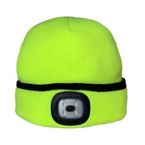 LED Beanie Hat – Yellow