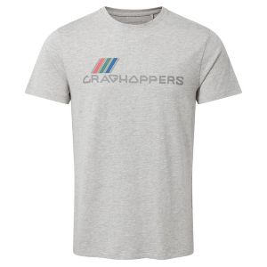 Craghoppers Men’s Mightie Short Sleeved T- Shirt – Grey Marl 