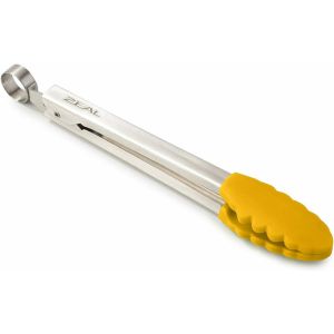  Zeal Silicone Food Tongs, 20cm - Mustard