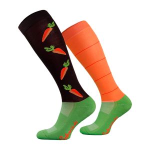 Women’s Odd Pair Novelty Socks – Carrots