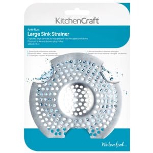KitchenCraft Aluminium Sink Strainer - Large