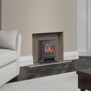 Warmlite WL46018G Stirling 2kW Electric Fire Stove - Grey