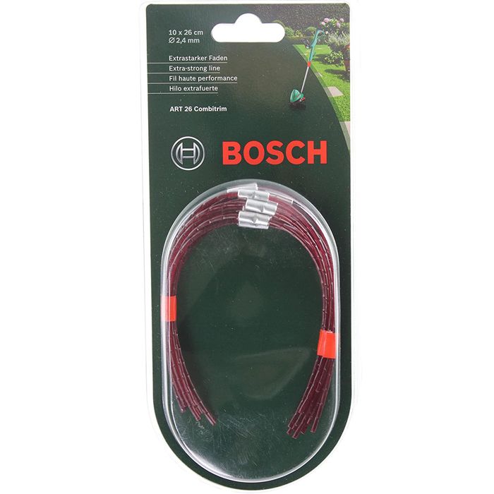 Bosch Extra 26cm Trimmer Line - 10 Pack |