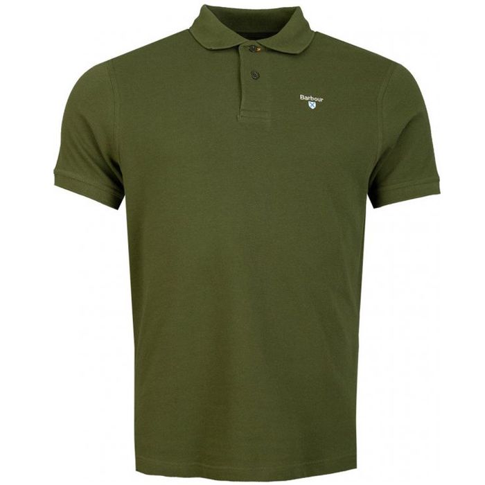 Barbour Men's Sports Polo - Rifle Green | Charlies