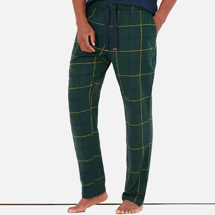 Green Check Tapered Trousers  Simply Be