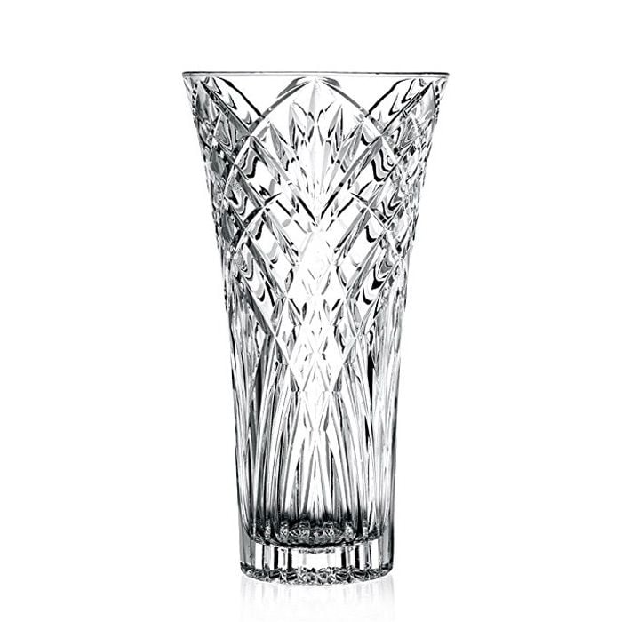 Set of 2 30 cm RCR COMBO-4359 Enigma Luxion Crystal Decorative Flower Vase