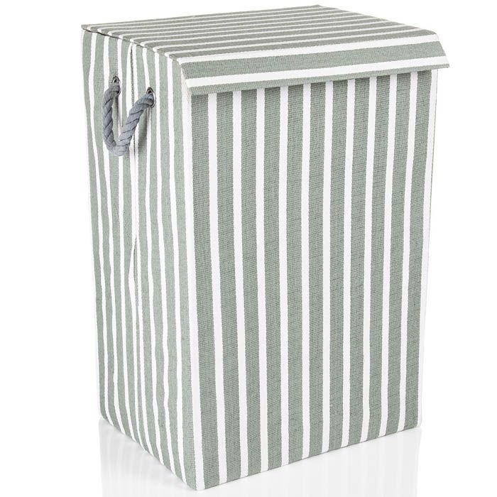 Laundry hamper with 1 Lid, 100L,Gray