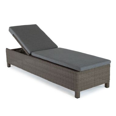 Kettler Palma Lounger - Natural with Taupe Cushions